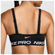 Nike Γυναικείο μπουστάκι Pro Indy Plunge Medium-Support Padded Sports Bra